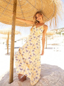 Odile Dress Josefin Halter Dress in Yellow Bird