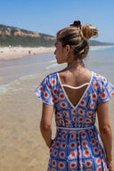 Odile Dress Livna Drop Dress in Poppy Sun