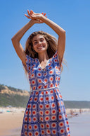 Odile Dress Livna Drop Dress in Poppy Sun
