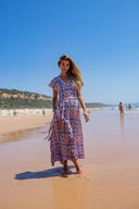 Odile Dress Livna Drop Dress in Poppy Sun