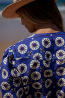 Odile Top Danielle Tunisian Shirt in Navy Sun
