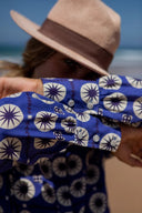 Odile Top Danielle Tunisian Shirt in Navy Sun