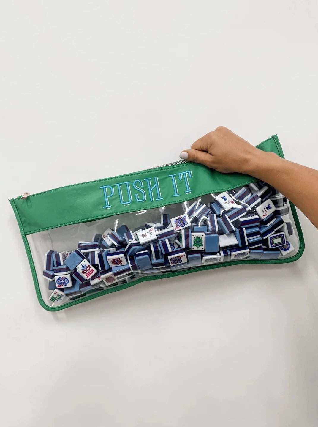 Oh My Mahjong Mahjong Bag Push It Stitched Bag