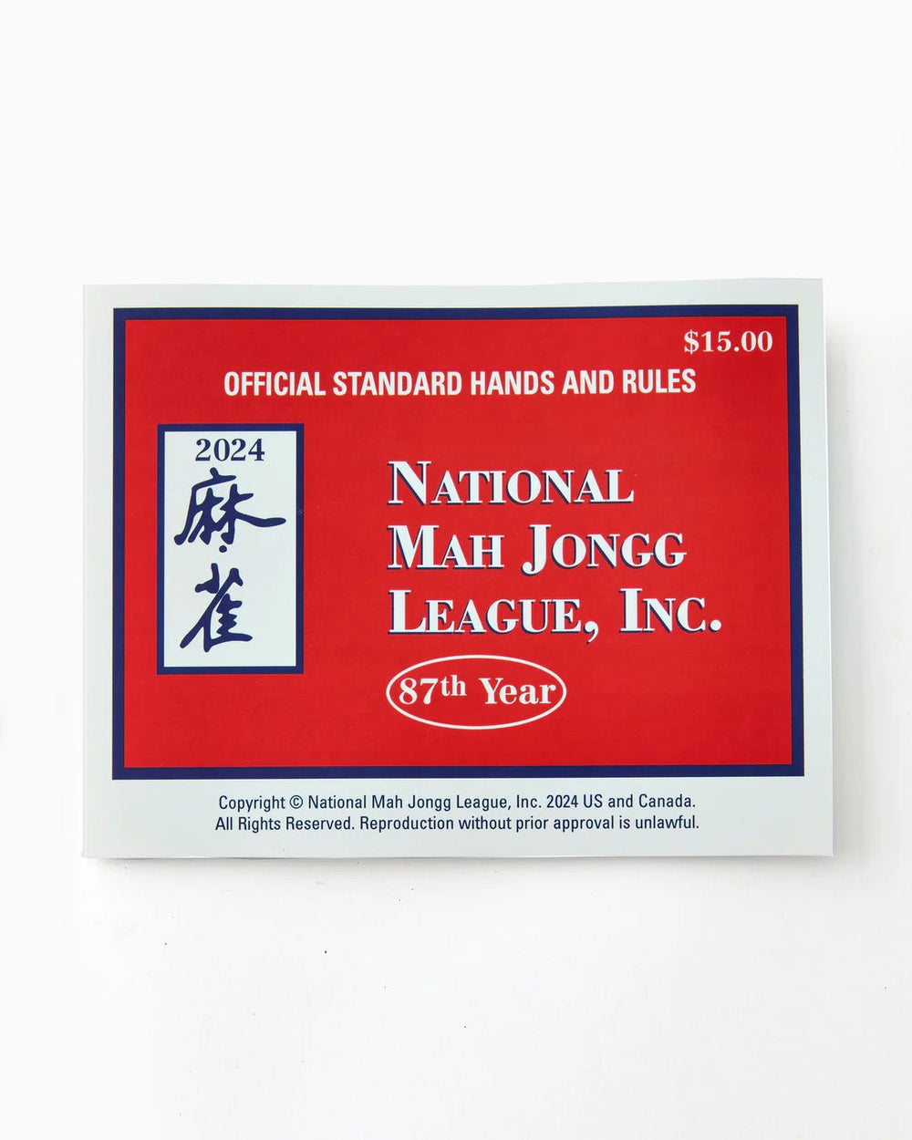 Oh My Mahjong Mahjong Book 2024 National Mah Jongg League Playing Cards