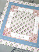 Oh My Mahjong Mahjong Tablecloth Purple Thistle Instructional Mahjong Tablecloth