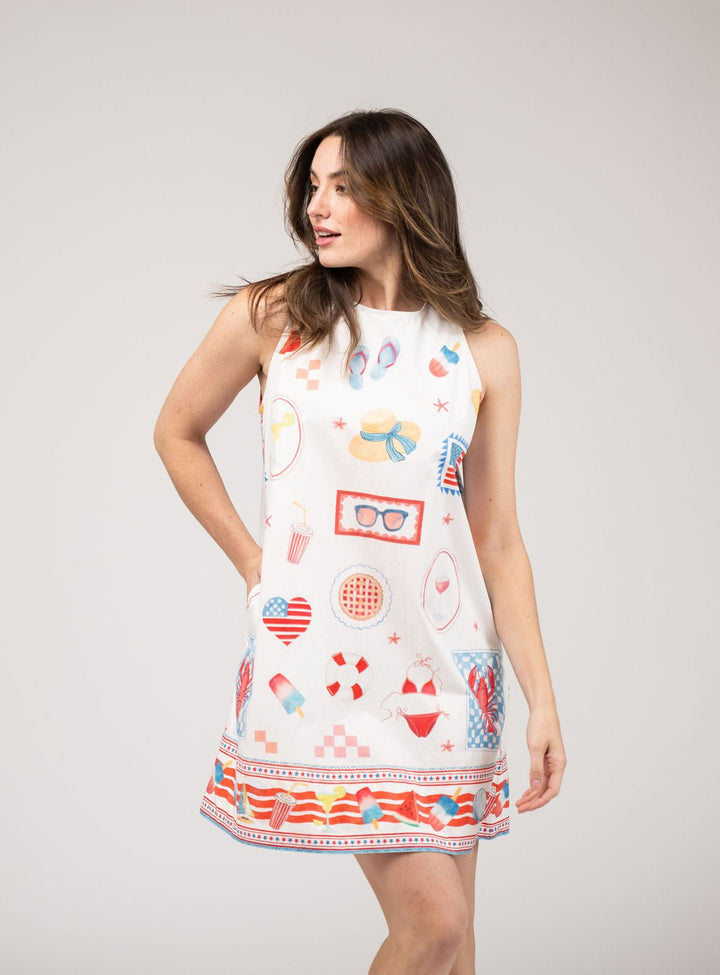 Olive Workshop | The Label Dress The Capri Shift | Americana