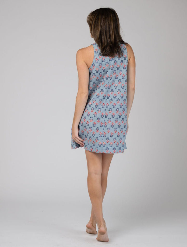 Olive Workshop | The Label Dress The Capri Shift | Blue Fleur