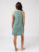 Olive Workshop | The Label Dress The Capri Shift | Cyan Wave