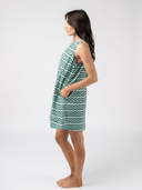 Olive Workshop | The Label Dress The Capri Shift | Cyan Wave