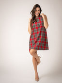 Olive Workshop | The Label Dress The Capri Shift | Holiday Tartan