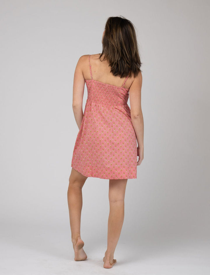 Olive Workshop | The Label Dress The Malibu Mini | Pink Buti