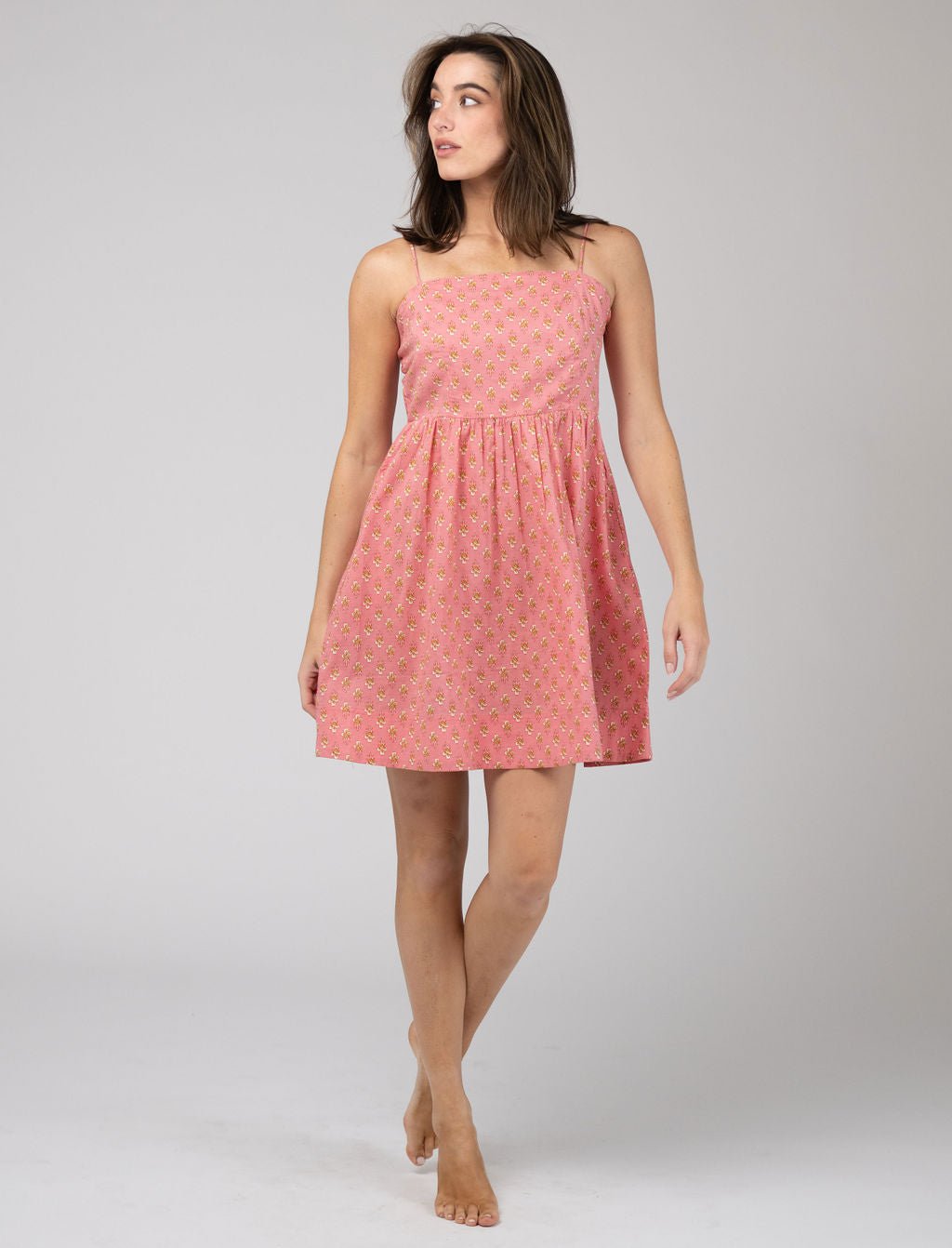 Olive Workshop | The Label Dress The Malibu Mini | Pink Buti