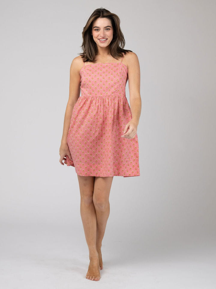 Olive Workshop | The Label Dress The Malibu Mini | Pink Buti
