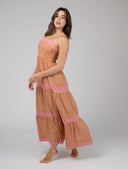 Olive Workshop | The Label Dress The Mallorca Maxi | Pink Stripe