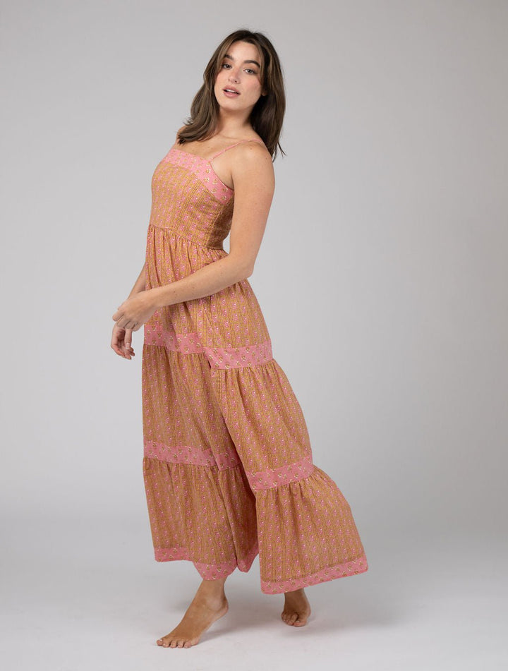 Olive Workshop | The Label Dress The Mallorca Maxi | Pink Stripe