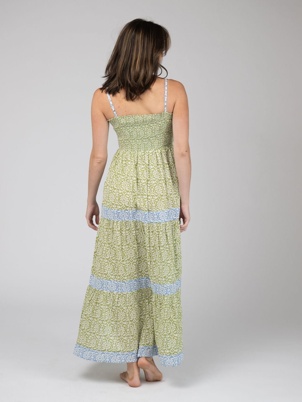 Olive Workshop | The Label Dress The Mallorca Maxi | Sage Daisy