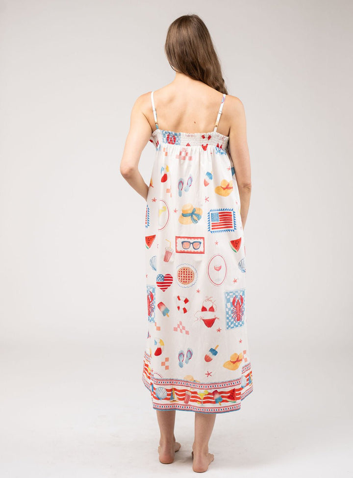 Olive Workshop | The Label Dress The Montauk Maxi | Americana