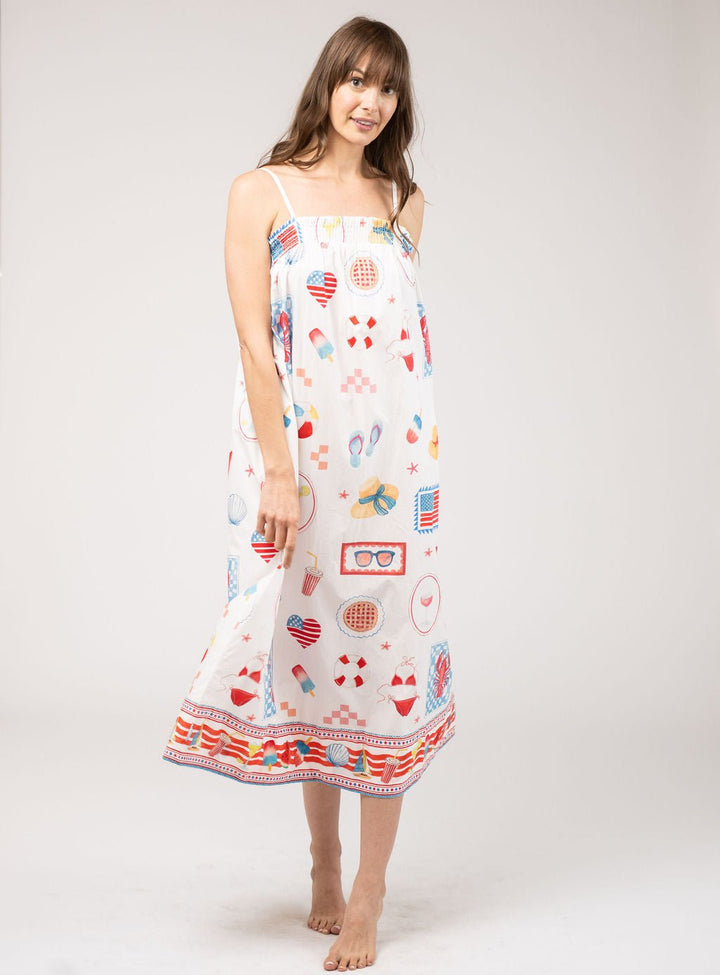 Olive Workshop | The Label Dress The Montauk Maxi | Americana