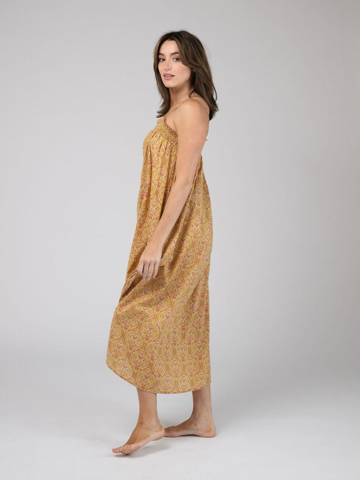 Olive Workshop | The Label Dress The Montauk Maxi | Citrus