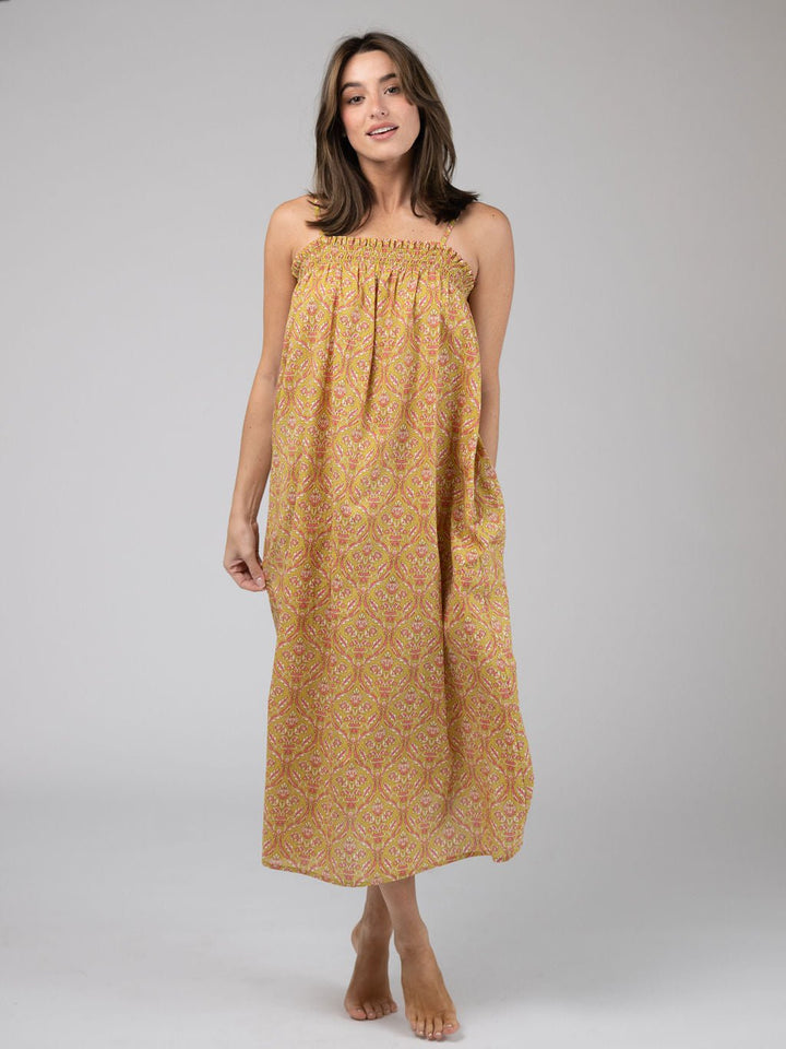 Olive Workshop | The Label Dress The Montauk Maxi | Citrus