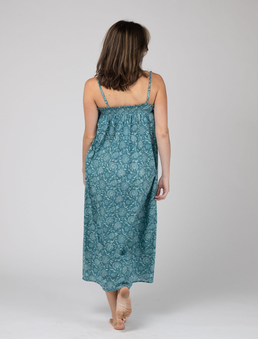 Olive Workshop | The Label Dress The Montauk Maxi | Ocean Garden