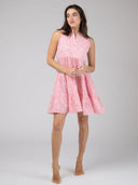 Olive Workshop | The Label Dress The Newport Mini | Pink Daisy