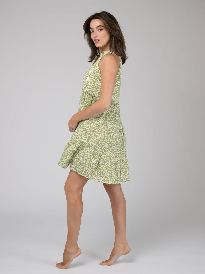 Olive Workshop | The Label Dress The Newport Mini | Sage Daisy