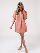Olive Workshop | The Label Dress The Sconset Shirt Dress | Coral Stripe