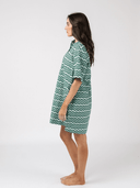 Olive Workshop | The Label Dress The Sconset Shirt Dress | Cyan Wave
