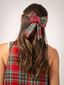 Olive Workshop | The Label Hair Bow One Size / Holiday Tartan The Hair Bow | Holiday Tartan