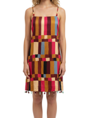 Harper Dress in Autumn Stripe