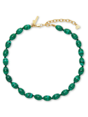 Malachite Baroque Collar Necklace