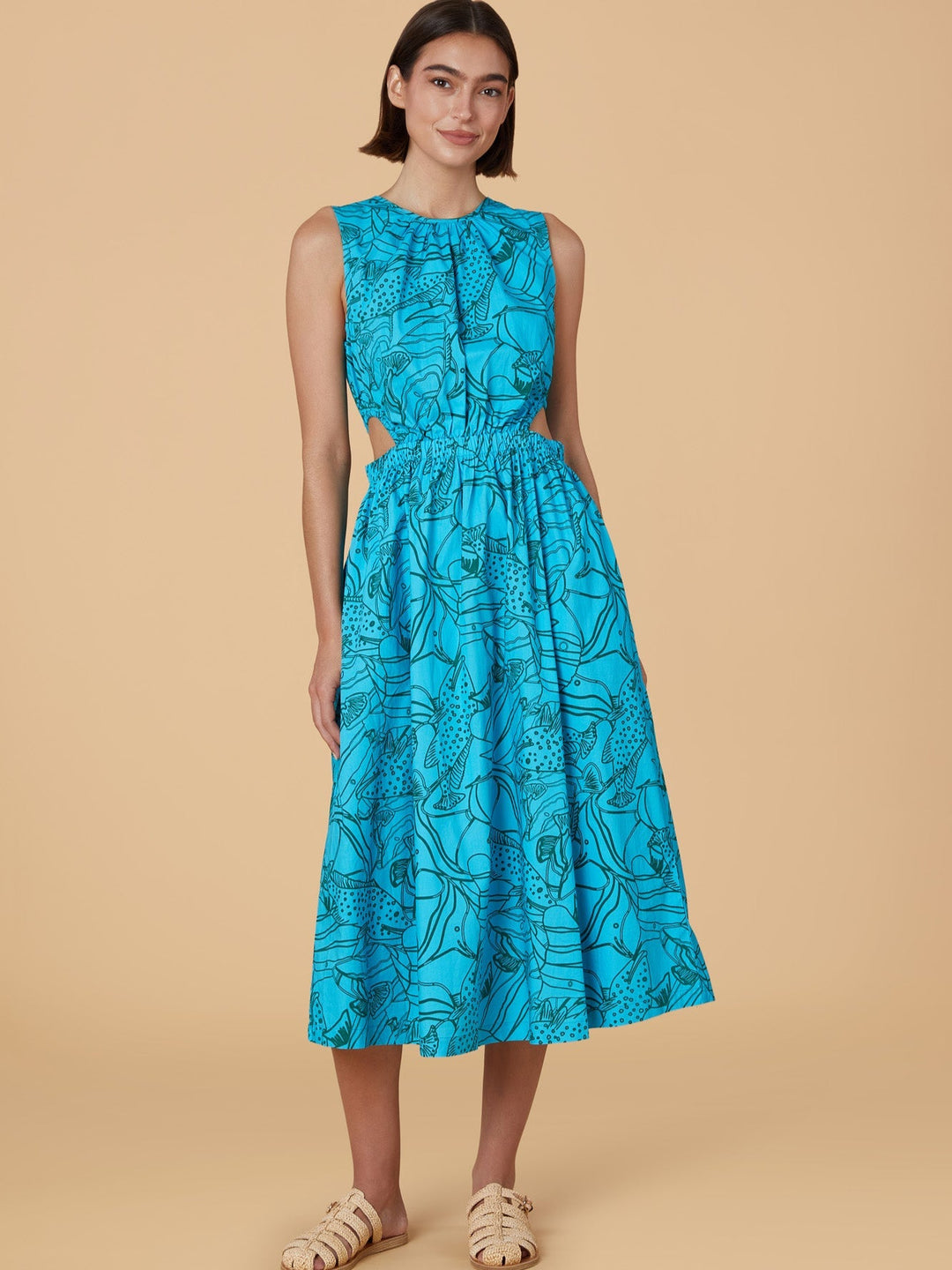 Olivia by Livro Dress Betsy Dress in Reef Reverse