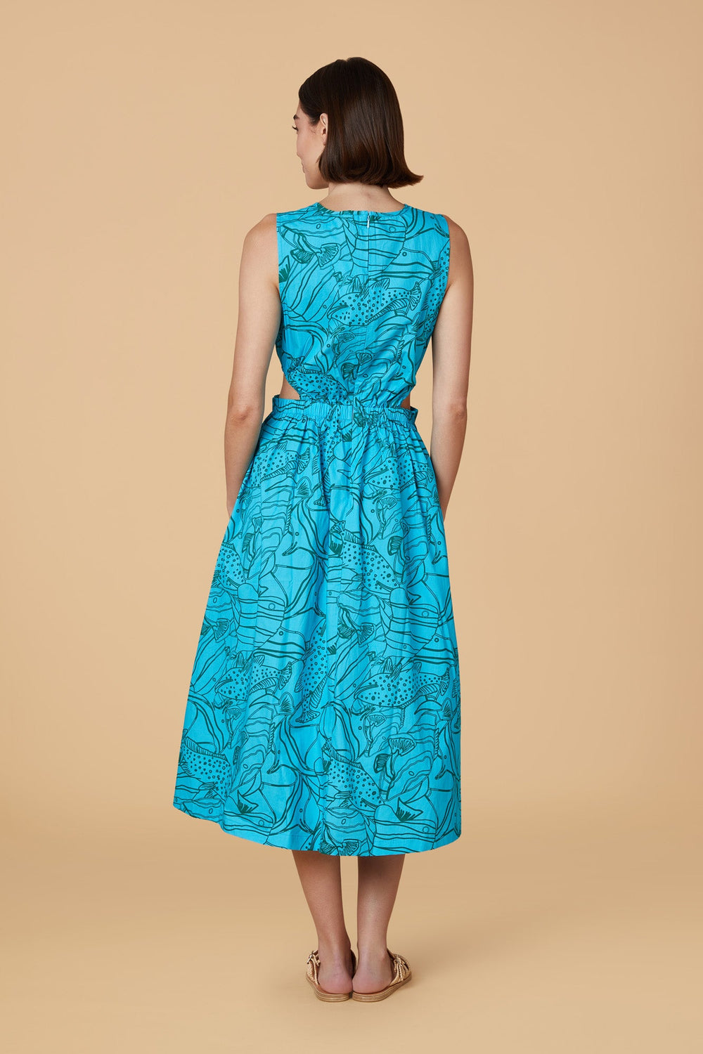 Olivia by Livro Dress Betsy Dress in Reef Reverse
