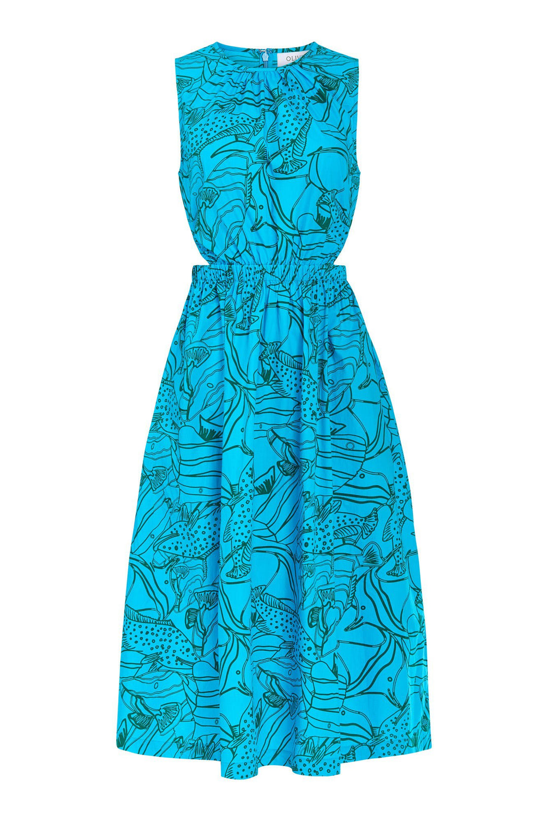 Olivia by Livro Dress Betsy Dress in Reef Reverse