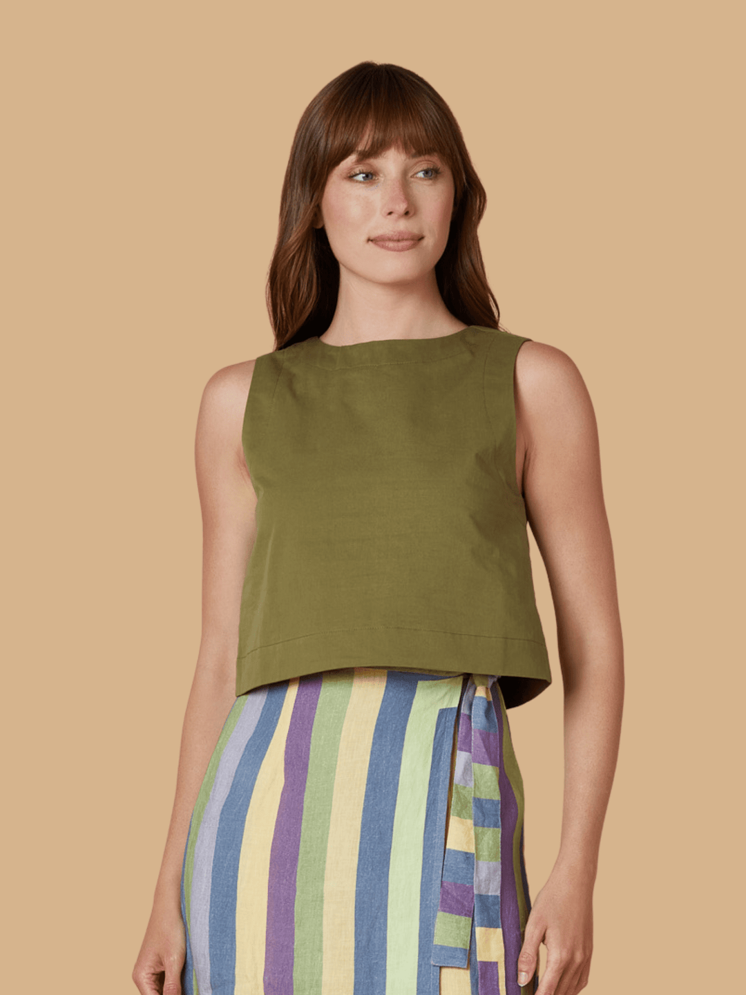 Olivia by Livro Skirt Dani Top in Olive