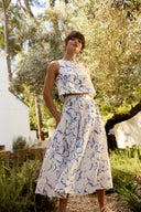 Olivia by Livro Skirt Quinn Skirt in Ibisco Reverse