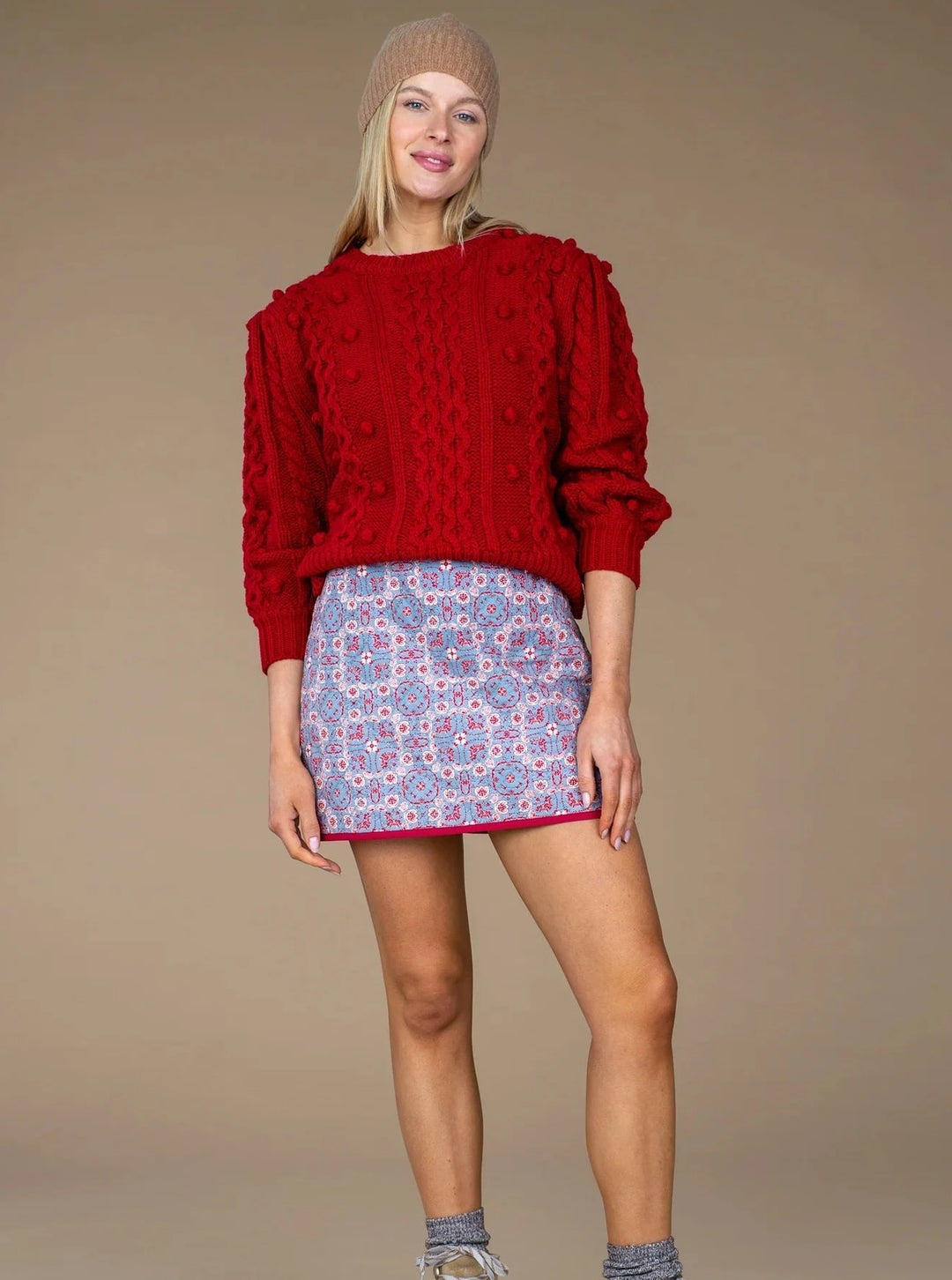 Olivia James Skirt Tess Quilted Mini Skirt