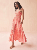 Omika Dress Adley Maxi in Lara Flamingo