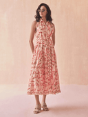 Omika Dress Emeline Maxi Dress in Camelia Peach