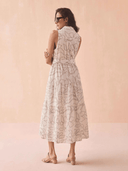 Omika Dress Emeline Maxi Dress in Uma Coconut