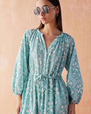 Omika Dress Emerson Midi in Millie Bora Bora