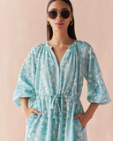 Omika Dress Emerson Midi in Millie Bora Bora