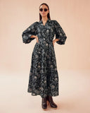 Omika Dress Emery Maxi in Sofi Midnight