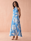 Omika Dress Lyra Maxi Dress in Dana Sky Dansky