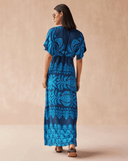 Omika Dress One size / Blue Pia Caftan in Nikita Atlantic