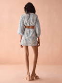 Omika Dress Peyton Mini Dress in Dana Skylight