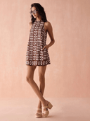 Omika Dress Rylee Mini Dress in Nari Cacao
