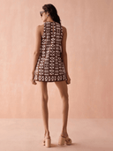 Omika Dress Rylee Mini Dress in Nari Cacao