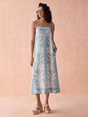Omika Dress Tillie Maxi Dress in Dana Skylight